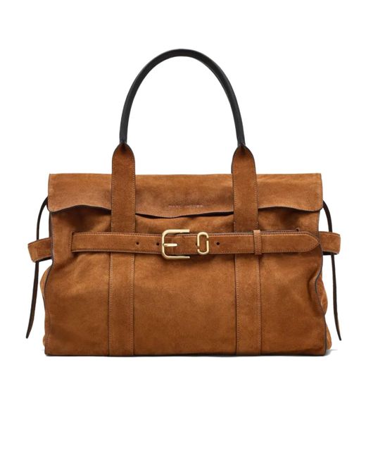Marc Jacobs Brown The Suede Dakota Tote