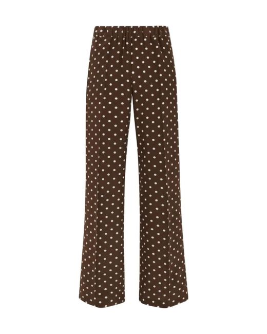 P.A.R.O.S.H. Brown Dots Trousers