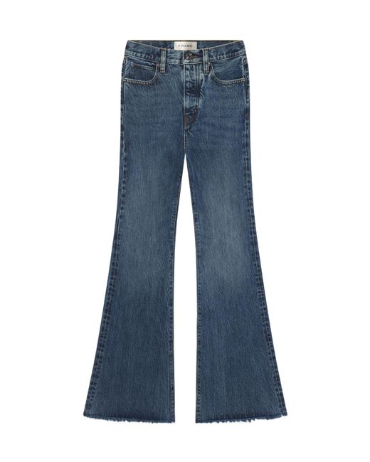 FRAME Blue Belt Loop Jeans