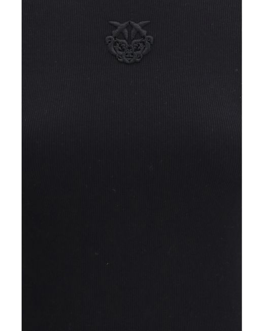Pinko Black Short Sleeve Crewneck T-Shirt