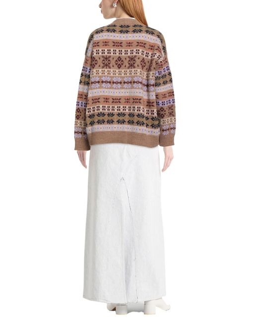 Weekend by Maxmara Brown Thick Knitted Cardigan