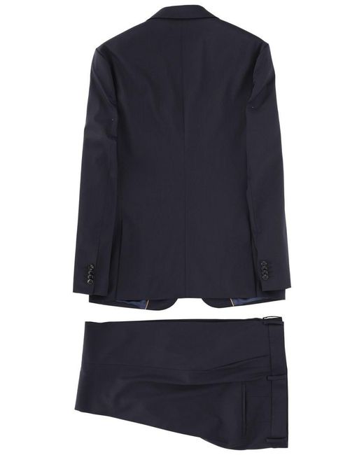 Boss Blue Boss Two-Piece Single-Breasted Suit for men
