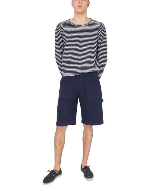 YMC Blue Latino Shorts for men