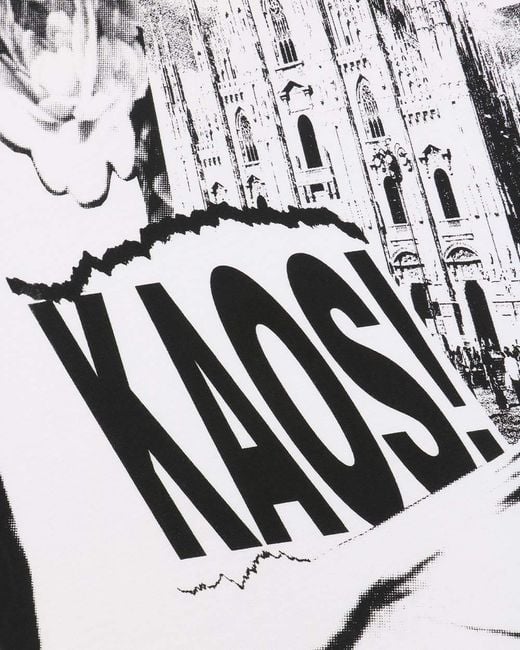 Moschino White Printed T-Shirt for men