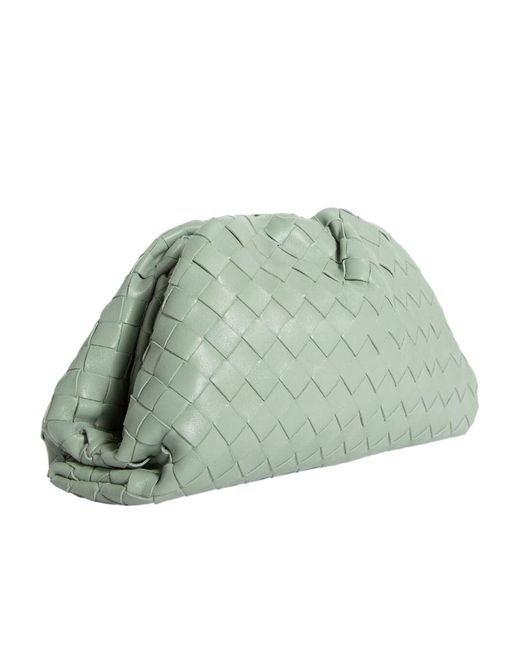Bottega Veneta Green Teen Pouch Clutch