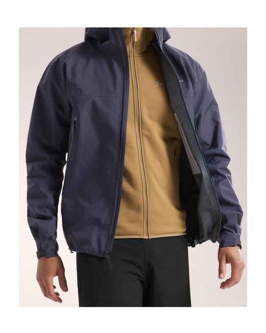 Arc'teryx Blue Beta Logo Hooded Jacket for men