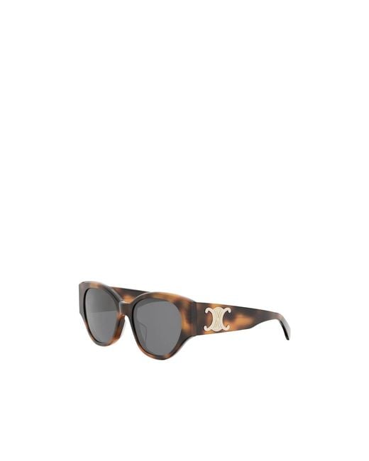 Céline Metallic Triomphe Cat-Eye Sunglasses