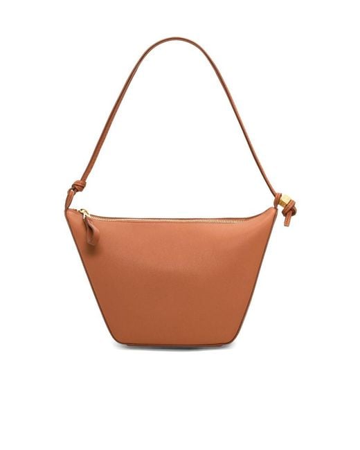 Loewe White Hammock Mini Hobo Bag