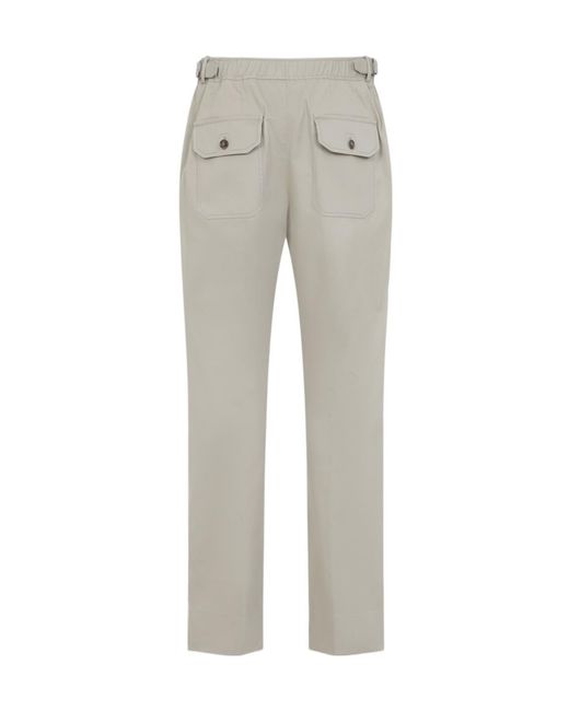 Brioni Gray Sanremo Multiple-Pocket Trousers for men
