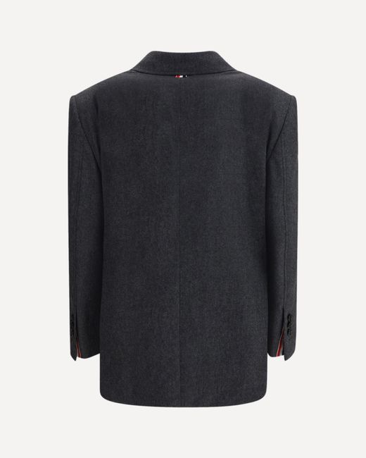 Thom Browne Blue Single-Breasted Blazer