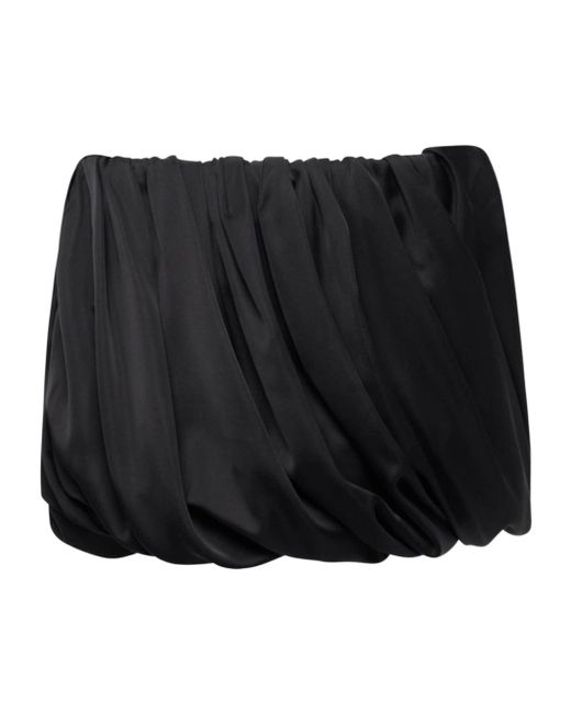 J.W. Anderson Black Rolled-Hem Mini Skirt