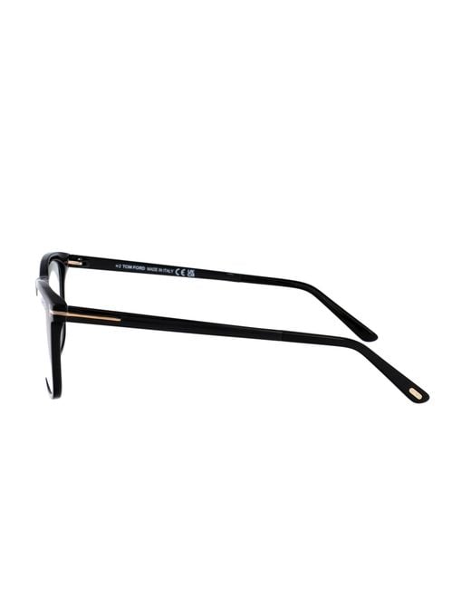 Tom Ford White Eyewear Square-Frame Glasses for men