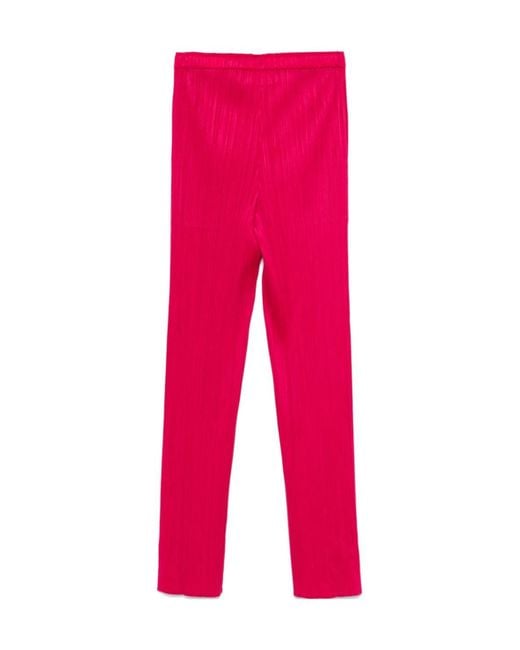 Pleats Please Issey Miyake Red New Colorful Basics 4 Trousers