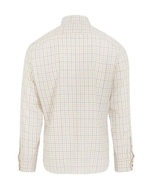 Vivienne Westwood White Tattersall Checked Shirt for men