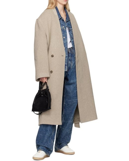 MM6 by Maison Margiela White Long Sleeved Buttoned Shirt