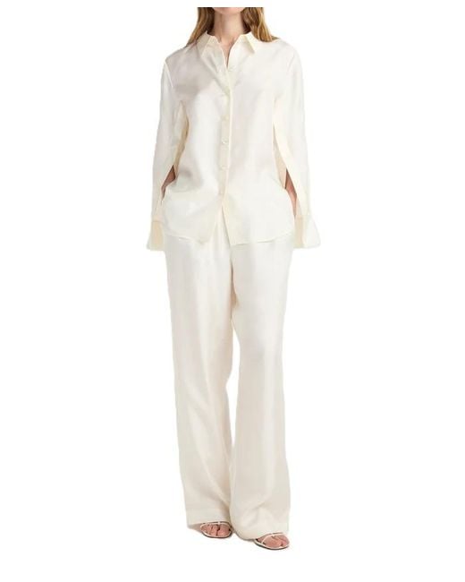 Rohe White Collared Shirt