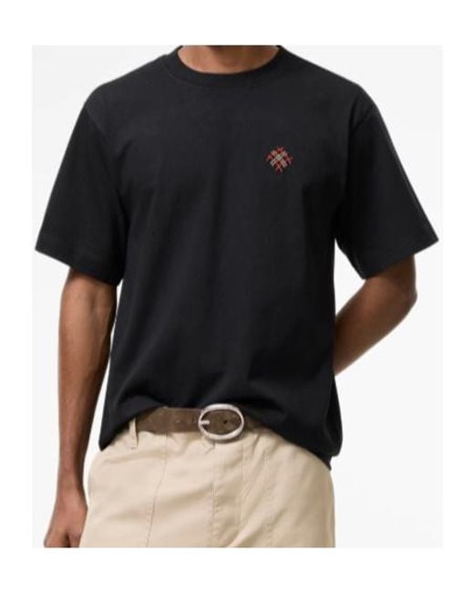 Burberry Black Logo Cotton T-Shirt for men