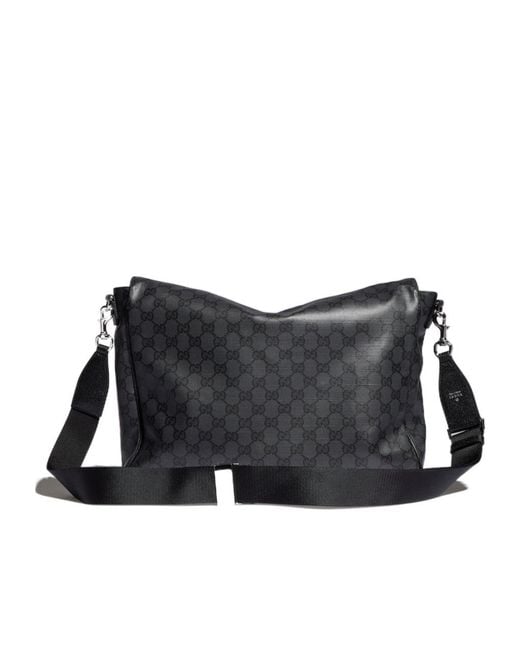 Gucci Black Essence Classic Medium Crossbody Bag for men