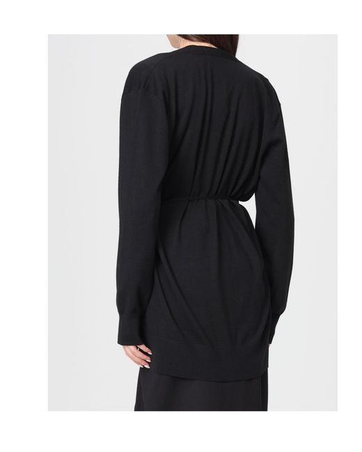 Dries Van Noten Black Belted Cardigan