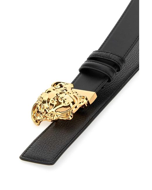 Versace White Medusa Head Buckled Belt for men