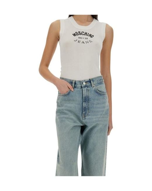 Moschino Blue Crew Neck T-Shirt