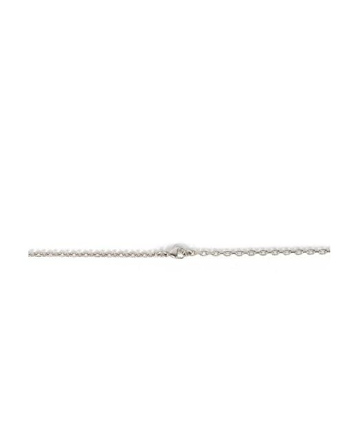 Rick Owens White Pendant Necklace for men