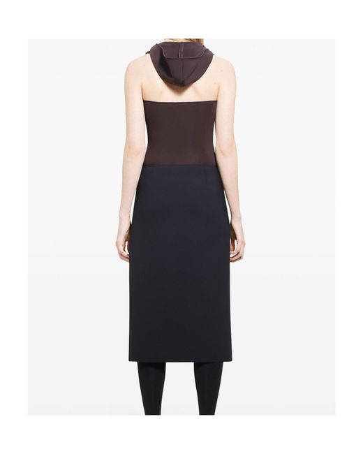 Courreges Purple Hooded Bodysuit