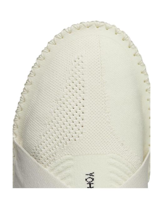 Y-3 White 'Itogo' Knitted Sneakers for men