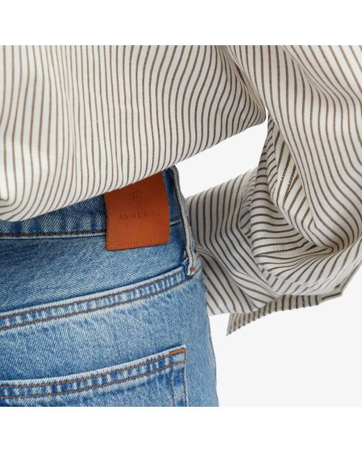 Anine Bing Blue Jeans With Belt Loops