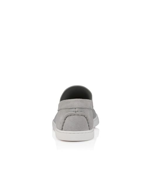 Christian Louboutin Gray Moonboat Loafers for men