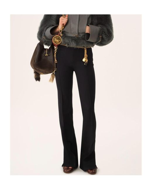 Chloé Black Chloé Tailored Straight-Leg Pants