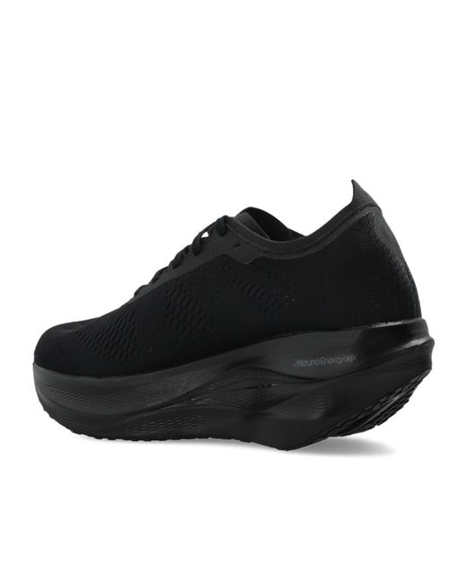 Comme des Garçons Black Round-Toe Sneakers