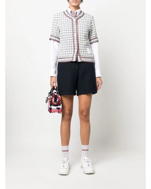 Thom Browne Blue Bermuda Shorts