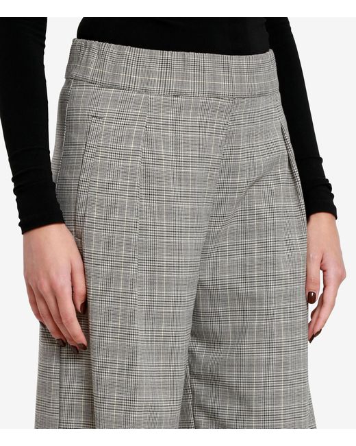 Semicouture Gray Elastic Waist Casual Pants