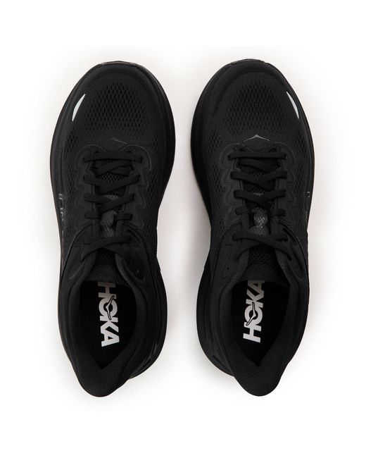 Hoka One One Black Solid Color Sneakers for men