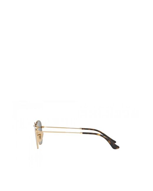 Ray-Ban Metallic Hexagonal-Frame Sunglasses for men