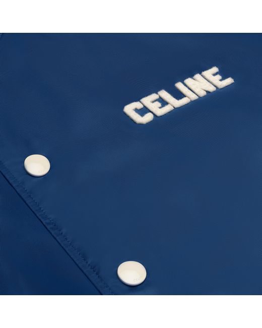 Céline Blue Loose Teddy Jacket for men