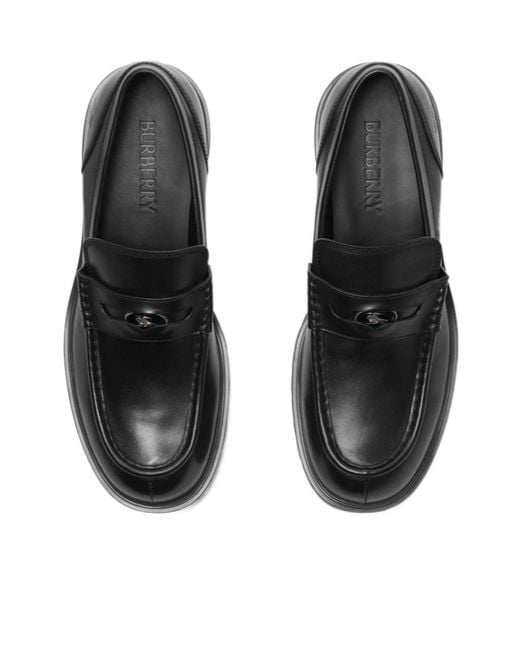 Burberry Black Rogue Slip-On Loafers for men
