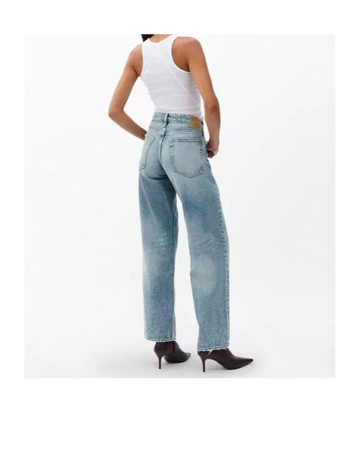 Rag & Bone Blue Saige Denim Jeans
