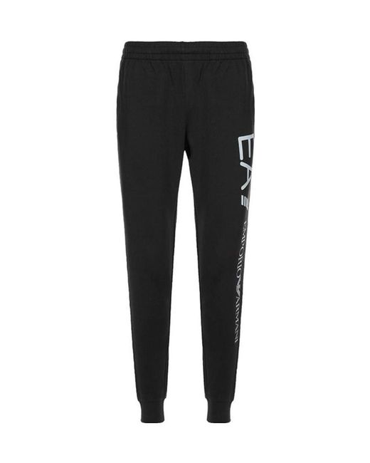 EA7 Blue Logo Sweatpants for men