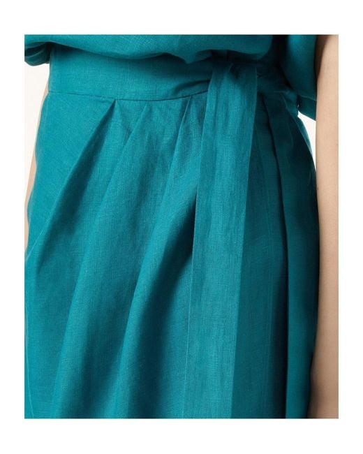 Loro Piana Blue Shelby Skirt