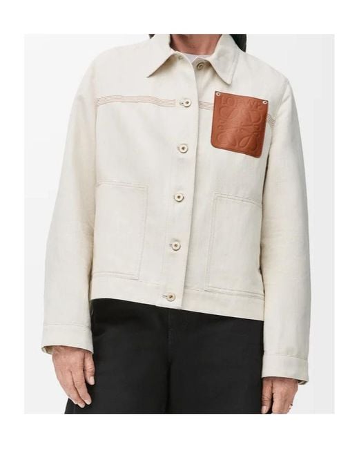 Loewe White Workwear Acket