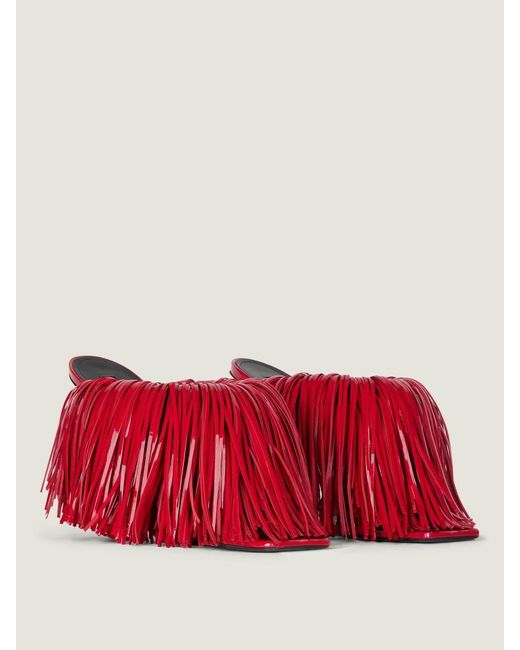 Givenchy Red Boudoir Heeled Mules