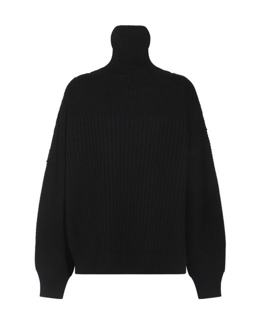 Moncler Black X Willow Smith Roll-Neck Knit Jumper