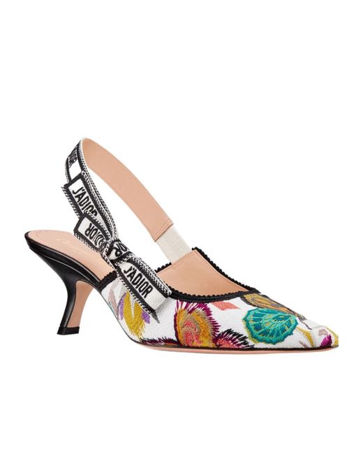 Dior Metallic J'A Slingback Pump