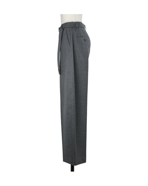 Sacai Gray Suiting Pants