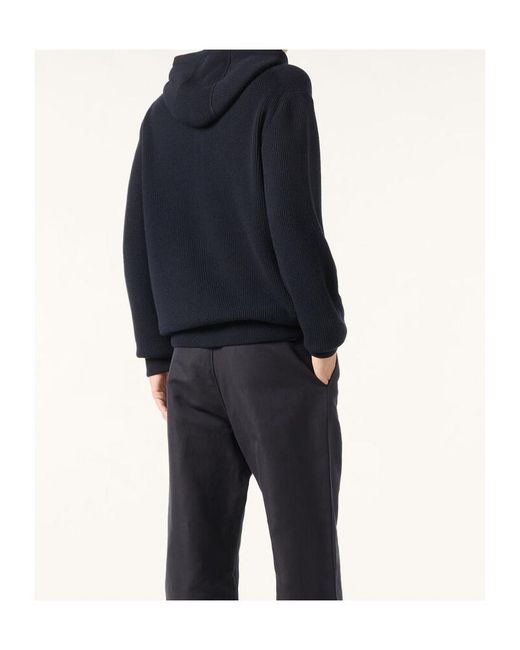 Loro Piana Blue Sloop Hoodie for men