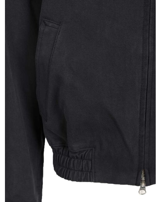 DUNST Blue Elasticated Waistband Zip-Up Jacket for men