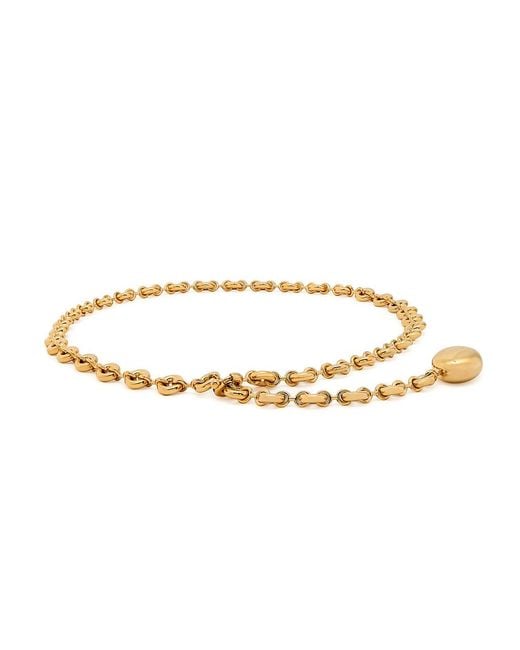 Loewe Metallic Donut Chain Belt