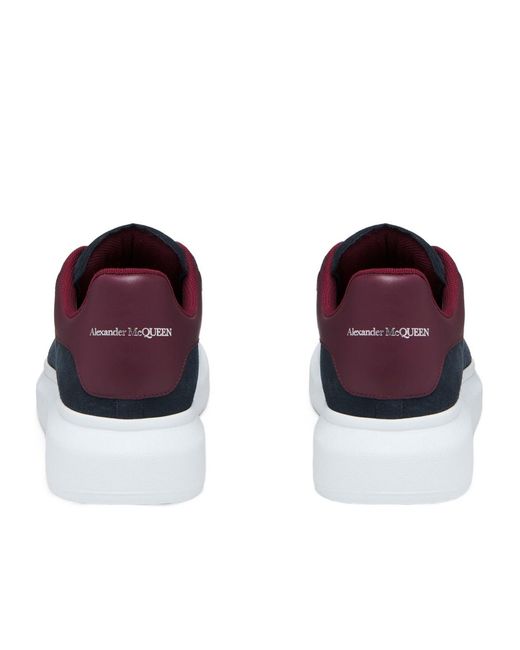 McQueen Blue Oversized Lace-Up Sneakers for men